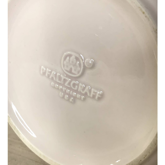 Vintage Pfaltzgraff Sunrise Pink & Blue Stoneware Everything Bowl - Picture 4 of 6